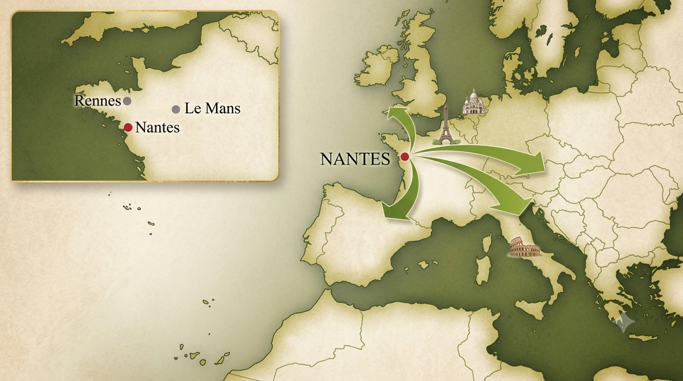 Distribution depuis Nantes